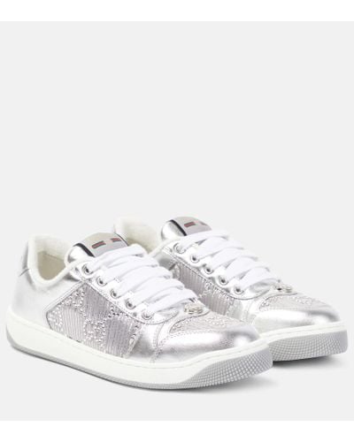 Gucci Screener GG Sneaker - White