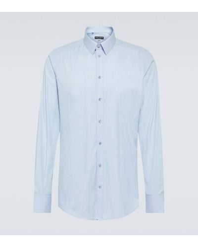 Dolce & Gabbana Cotton Shirt - Blue