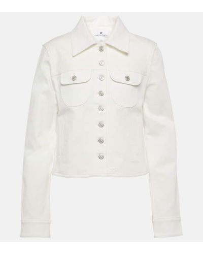 Courreges Giacca di jeans - Bianco