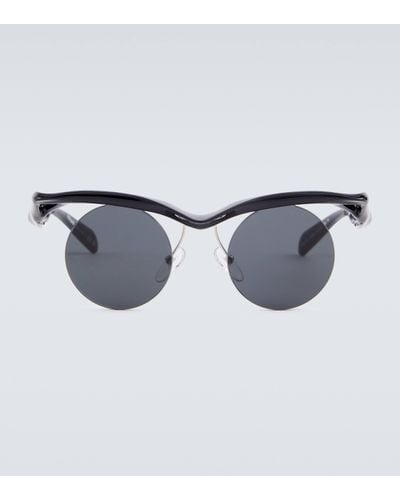 Prada Runway Round Sunglasses - Blue
