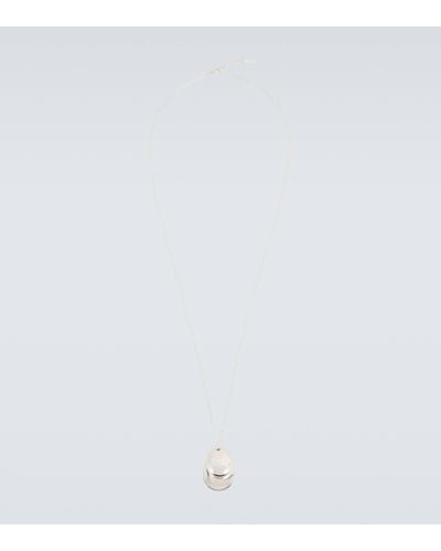 Saint Laurent Shell Necklace - White