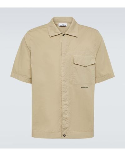 Stone Island 11805 Cotton Shirt - Natural