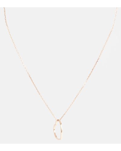 Repossi Antifer Heart 18kt Rose Gold Necklace - White