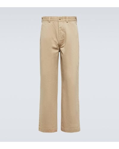 Polo Ralph Lauren Low-rise Cotton Chinos - Natural