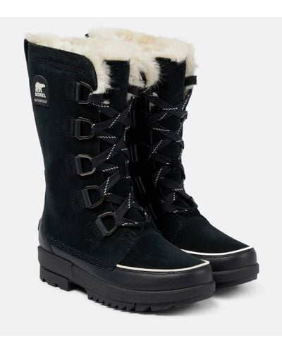 Sorel Torinotm Ii Tall Suede Snow Boots - Black