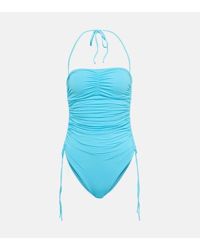 Melissa Odabash Sydney Ruched Swimsuit - Blue