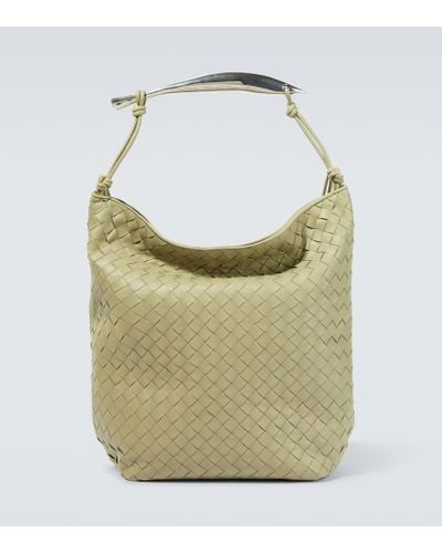 Bottega Veneta Sardine Leather Tote Bag - Green
