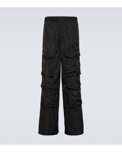Dries Van Noten Technical Cargo Trousers - Black