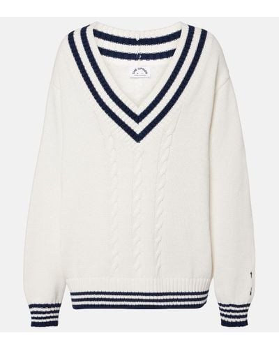 The Upside Louie Cotton Sweater - White