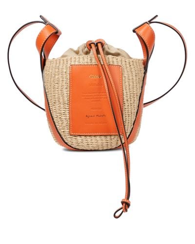 Chloé X Mifuko Bucket-Bag Small - Orange