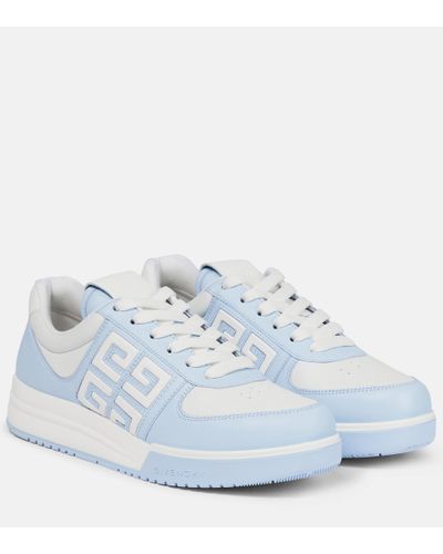 Givenchy G4 Leather Low-top Sneakers - Blue