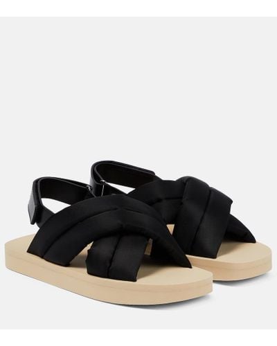 Proenza Schouler Float Padded Sandals - Black