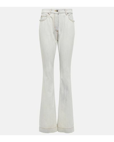 Etro High-rise Flared Jeans - White