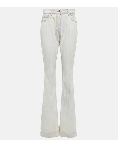 Etro Jean evase a taille haute - Blanc