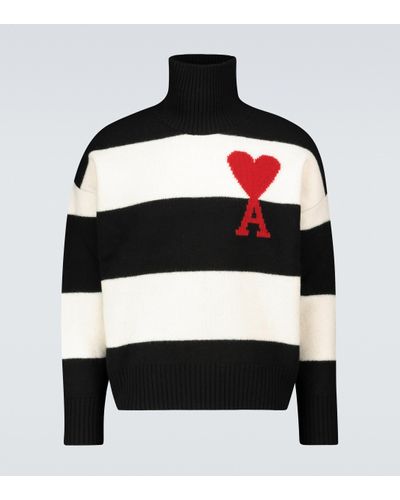 pull ami homme col roul�