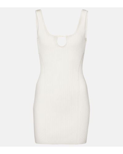 Jacquemus Kleid "La Mini Robe Sierra" - Weiß