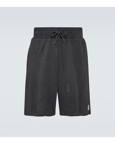 Undercover Shorts aus Strick - Grau