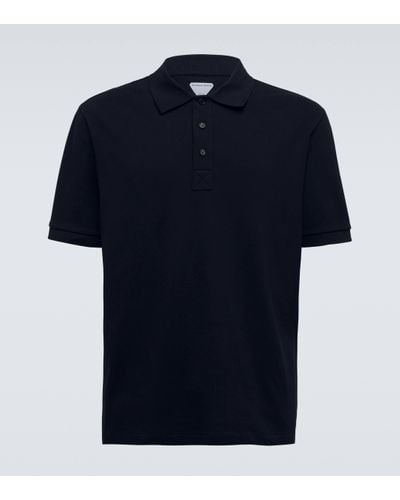 Bottega Veneta Cotton Polo Shirt - Blue