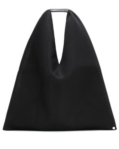 MM6 by Maison Martin Margiela Bolso shopper triangular con asa superior - Negro