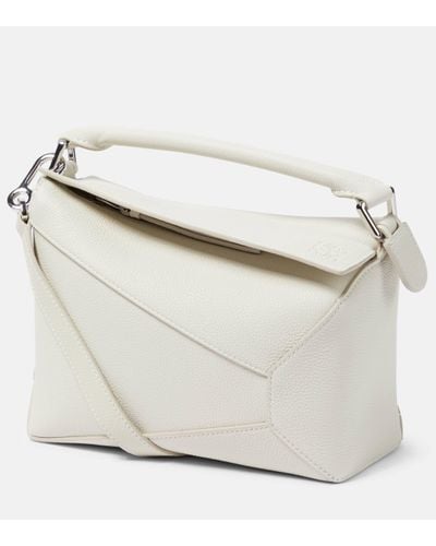 Loewe ‘Puzzle Small’ Shoulder Bag - White
