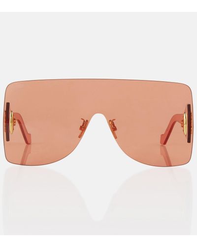 Loewe Anagram Square Sunglasses - Pink