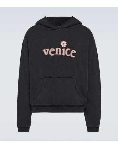 ERL Sweatshirt Venice aus Baumwolle - Schwarz