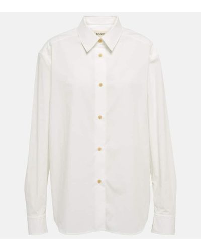 Khaite Hemd Argo aus Baumwolle - Weiß