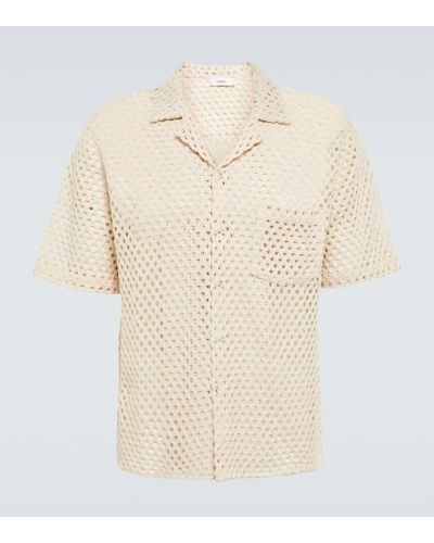 Commas Hemd aus einem Baumwollgemisch - Natur