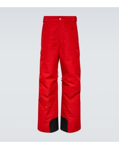 Balenciaga 3b Sports Icon Ski Cargo Trousers - Red