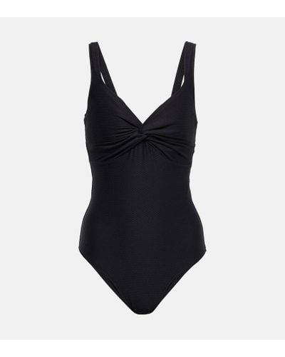 Heidi Klein Core Twist Swimsuit - Black