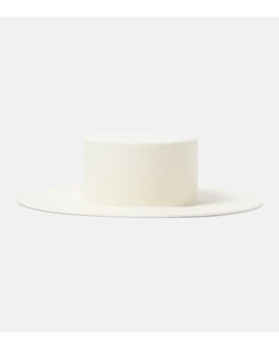 Ruslan Baginskiy Straw Hat - White