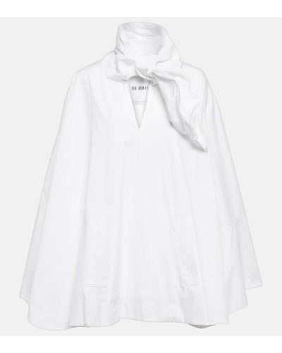 The Attico Bluse aus Baumwolle - Weiß