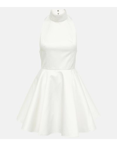 ROTATE BIRGER CHRISTENSEN Bridal Cora Satin Minidress - White
