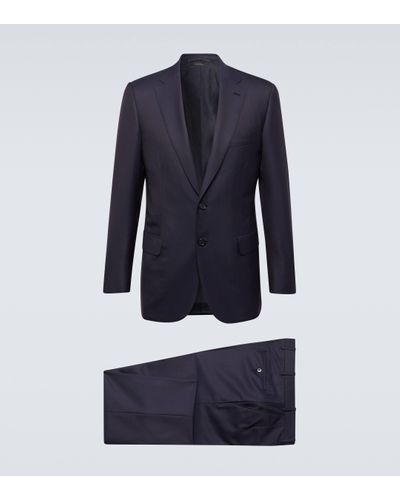 Brioni Virgin Wool Suit - Blue