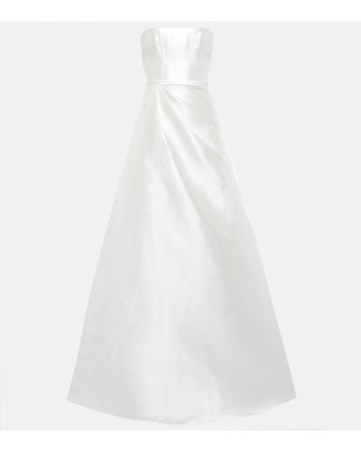 Alex Perry Bridal Abigail Strapless Gown - White