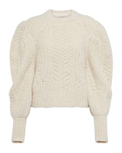 Ulla Johnson Heather Alpaca Wool-blend Sweater - White