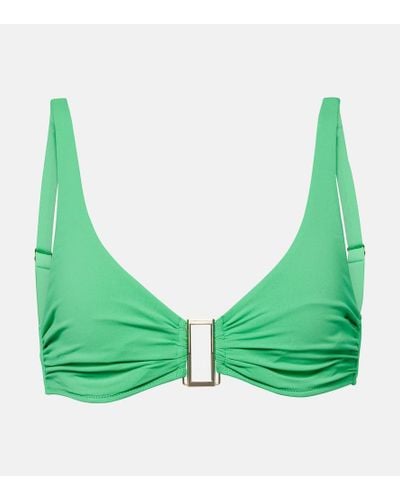 Melissa Odabash Top de bikini Bel Air - Verde