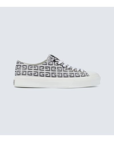 Givenchy City 4g Jacquard Trainers - Multicolour