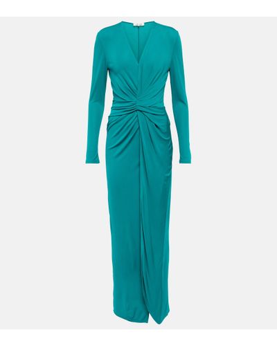 Diane von Furstenberg Addams Maxi Dress - Blue