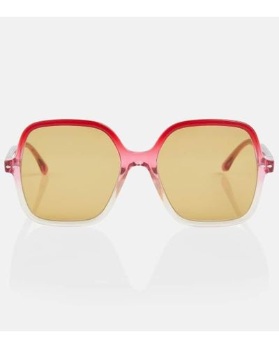 Isabel Marant Square Acetate Sunglasses - Multicolor