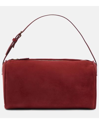 The Row 90's Leather Shoulder Bag - Red