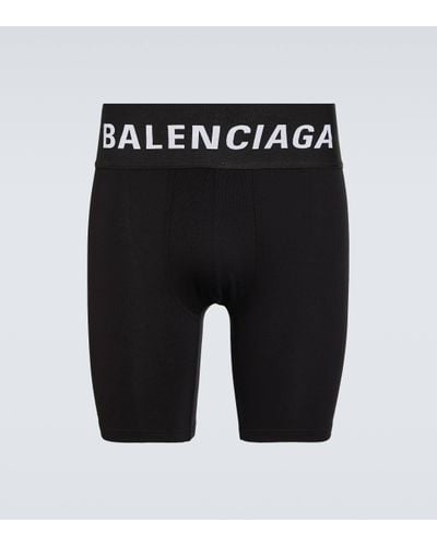 Balenciaga Logo Boxer Briefs - Black