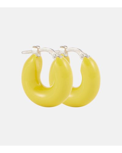 Jil Sander Hoop Earrings - Yellow