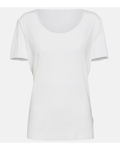 Wolford T-shirt Aurora - Blanc