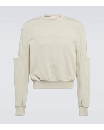 Rick Owens Cotton Jersey Sweatshirt - White