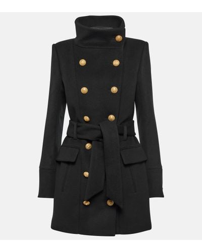 Forslag Mistillid Hammer Balmain Coats for Women | Online Sale up to 61% off | Lyst