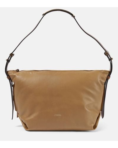Isabel Marant Leyden Leather Shoulder Bag - Brown