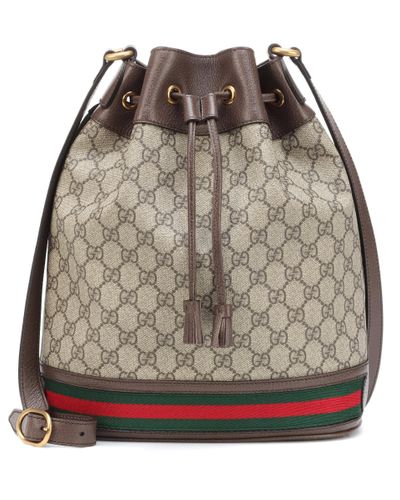 Gucci Bucket-Bag Ophidia GG - Braun
