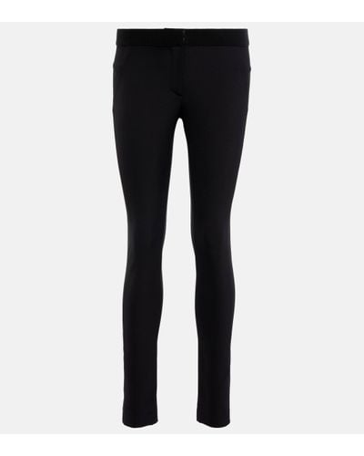 Veronica Beard Scuba Nylon-blend leggings - Black