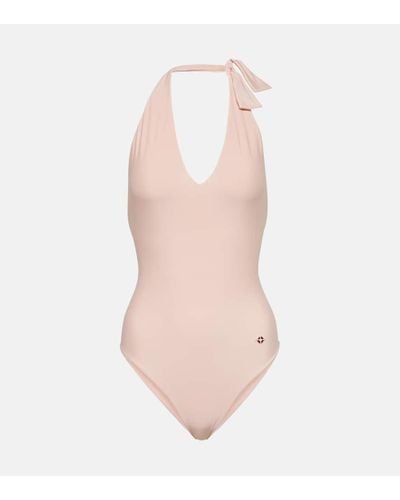 Loro Piana Halterneck Swimsuit - Pink